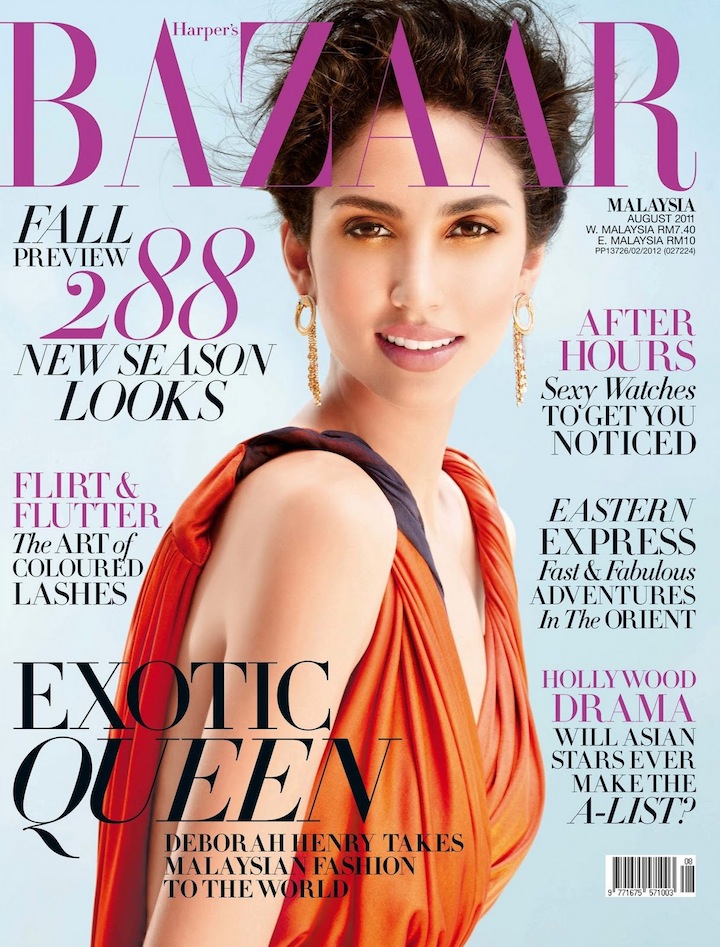 Harpers-Bazaar-Malaysia-August-2011-Deborah-Henry-Cover - WanderLuxe