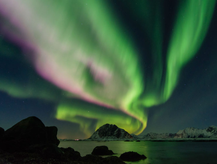Aurora borealis northern lights by Johannes Groll